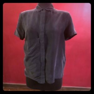 Chic Kate spade Matt silk short sleeve blouse